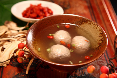 枸杞貢丸湯